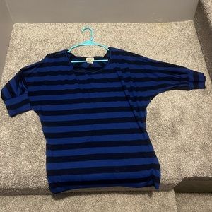 3/4 sleeve women’s striped top